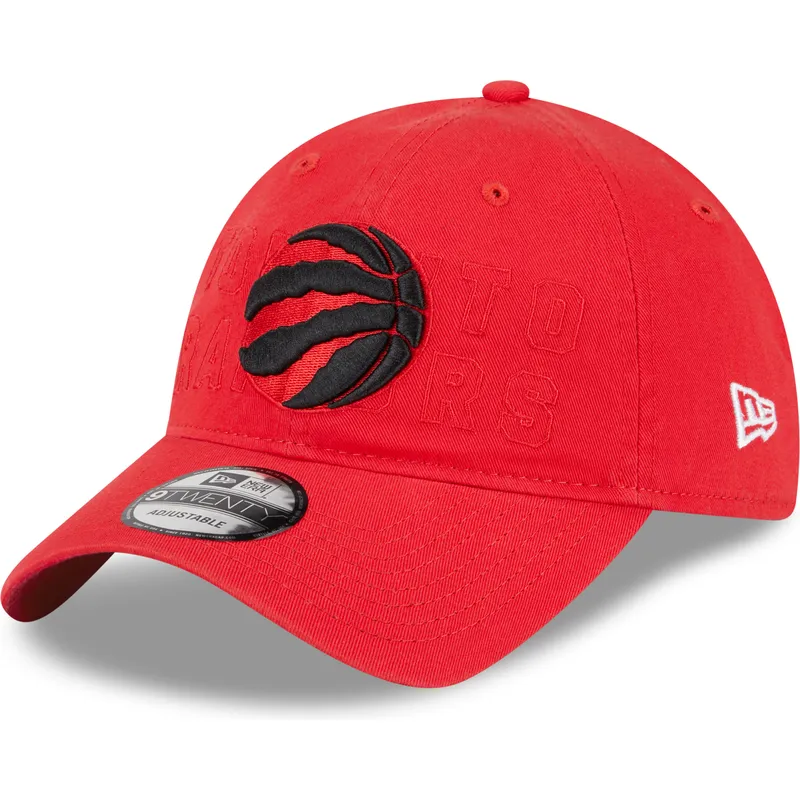 cap-ivelt-cherven-reguliruema-lenta-9twenty-draft-edition-2023-toronto-raptors-nba-new-era