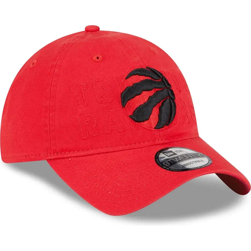 cap-ivelt-cherven-reguliruema-lenta-9twenty-draft-edition-2023-toronto-raptors-nba-new-era