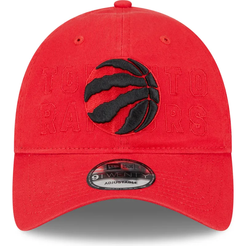 cap-ivelt-cherven-reguliruema-lenta-9twenty-draft-edition-2023-toronto-raptors-nba-new-era