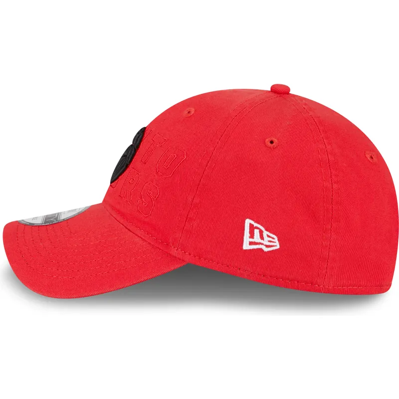 sapkak-ivelt-piros-allithato-pant-9twenty-draft-edition-2023-toronto-raptors-nba-new-era