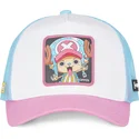 capslab-tony-tony-chopper-cho4-one-piece-vit-bla-och-rosa-truckerkeps