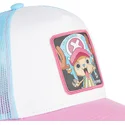 capslab-tony-tony-chopper-cho4-one-piece-vit-bla-och-rosa-truckerkeps
