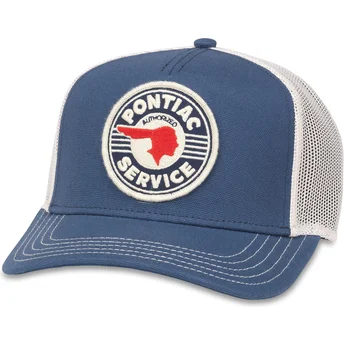 Trucker-Cap blau und weiß Snapback Pontiac Authorized Service Valin von American Needle