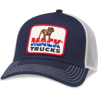 Καπέλο φορτηγατζή μπλε και άσπρο snapback Mack Trucks Twill Valin Patch από την American Needle