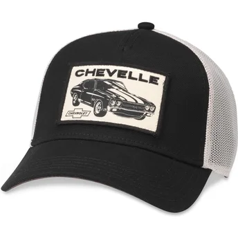 Καπέλο trucker μαύρο και άσπρο snapback Chevelle από Chevrolet Valin της American Needle