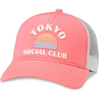 Sapkák ívelt rózsaszín snapback Tokyo Social Club Riptide Valin American Needle