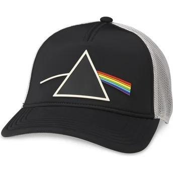 Schwarze und weiße Trucker-Snapback-Kappe Pink Floyd Riptide Valin von American Needle
