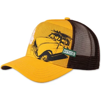 Sapkák ívelt sárga snapback New “B” HFT Coastal