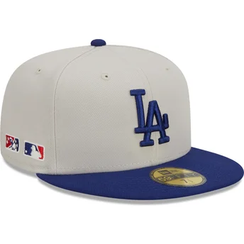 graue-und-blaue-anliegende-flat-cap-59fifty-farm-team-der-los-angeles-dodgers-mlb-von-new-era