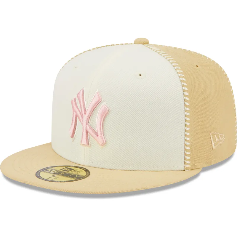 sapkak-lapos-bezs-illesztett-rosa-59fifty-seam-stitch-new-york-yankees-mlb-new-era sapkak-lapos-bezs-illesztett-rosa-59fifty-seam-stitch-new-york-yankees-mlb-new-era