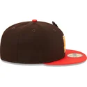 braune-und-rote-anliegende-59fifty-flatcap-the-elements-fire-pin-der-los-angeles-dodgers-mlb-von-new-era