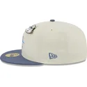 graue-und-blaue-anliegende-flat-cap-59fifty-the-elements-air-pin-der-seattle-mariners-mlb-von-new-era