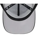 schwarze-trucker-kappe-mit-schwarzem-logo-9forty-a-frame-all-day-trucker-der-new-york-yankees-mlb-von-new-era