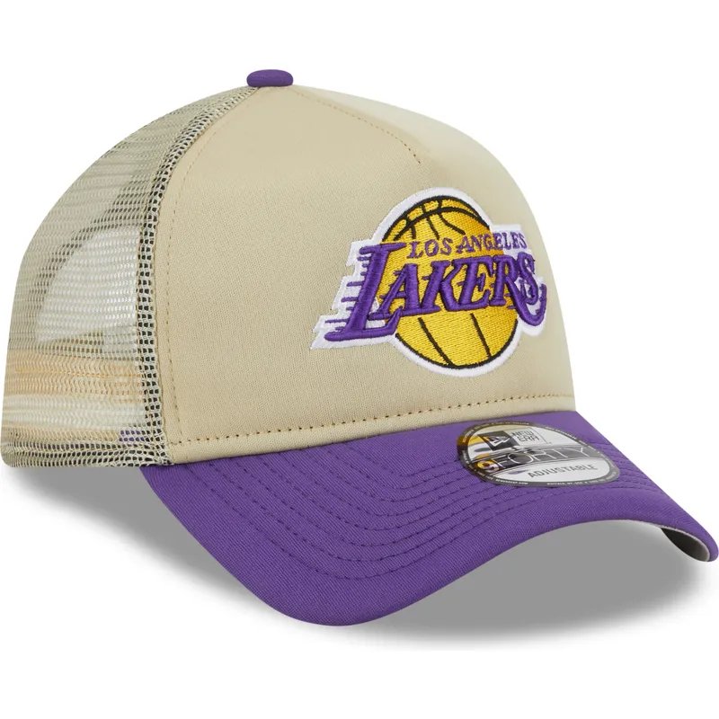 sapkak-ivelt-bezs-snapback-9forty-a-frame-all-day-los-angeles-lakers-nba-new-era
