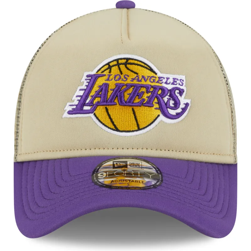 sapkak-ivelt-bezs-snapback-9forty-a-frame-all-day-los-angeles-lakers-nba-new-era