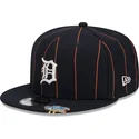 sapkak-lapos-sotetkek-snapback-9fifty-pinstripe-visor-clip-detroit-tigers-mlb-new-era