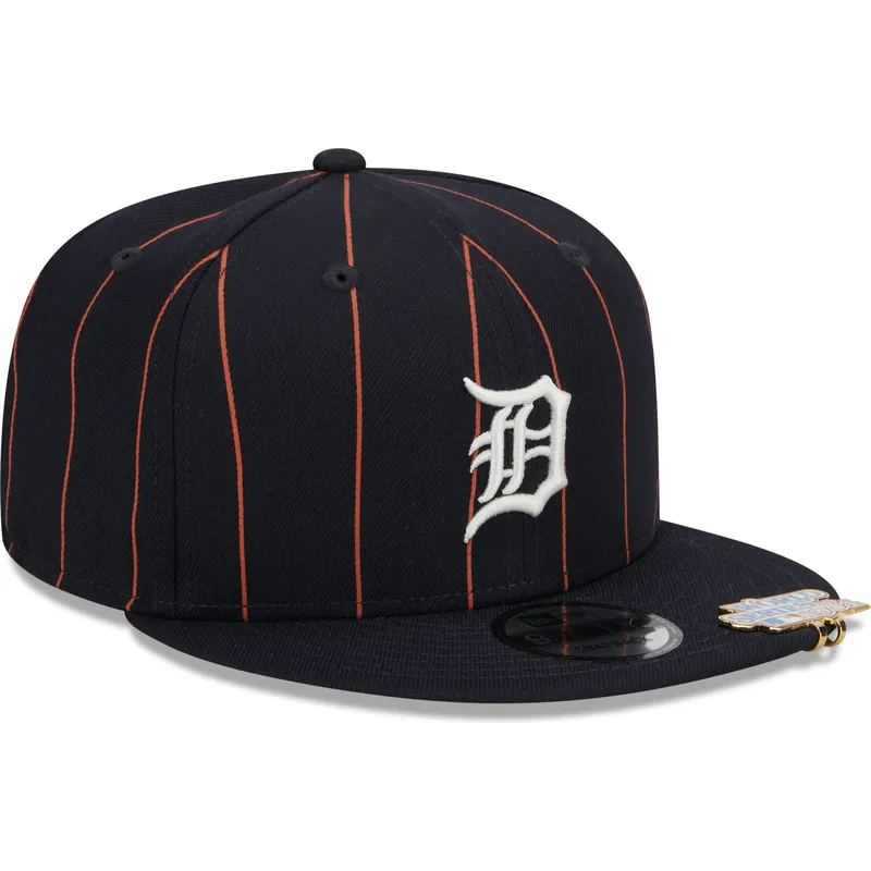 sapkak-lapos-sotetkek-snapback-9fifty-pinstripe-visor-clip-detroit-tigers-mlb-new-era