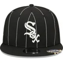 sapkak-lapos-fekete-snapback-9fifty-pinstripe-visor-clip-chicago-white-sox-mlb-new-era