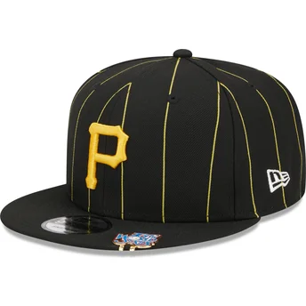 Sapkák lapos fekete snapback 9FIFTY Pinstripe Visor Clip Pittsburgh Pirates MLB New Era