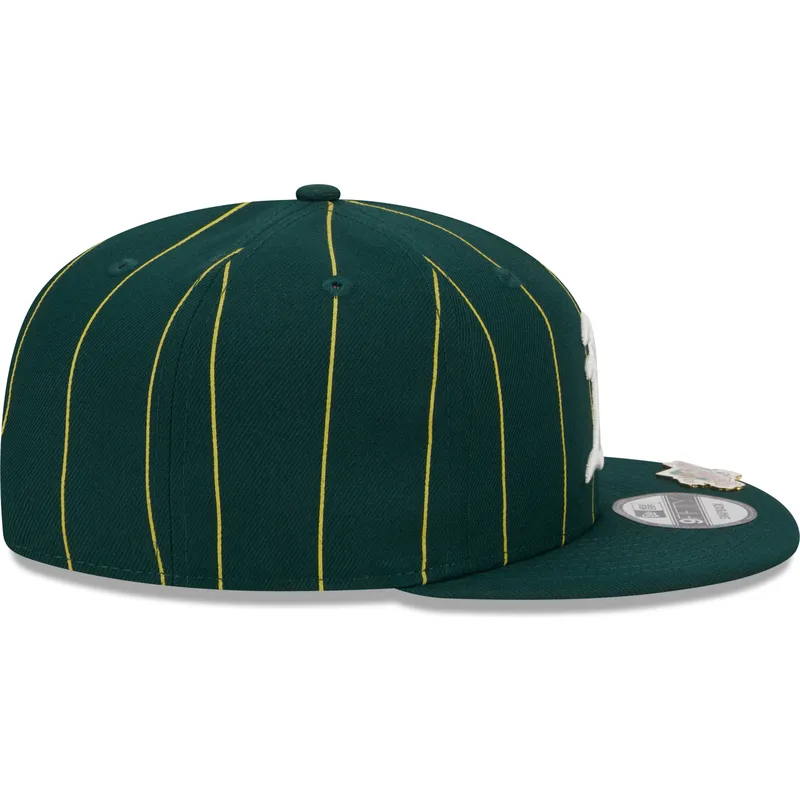 sapkak-lapos-zold-snapback-9fifty-pinstripe-visor-clip-oakland-athletics-mlb-new-era