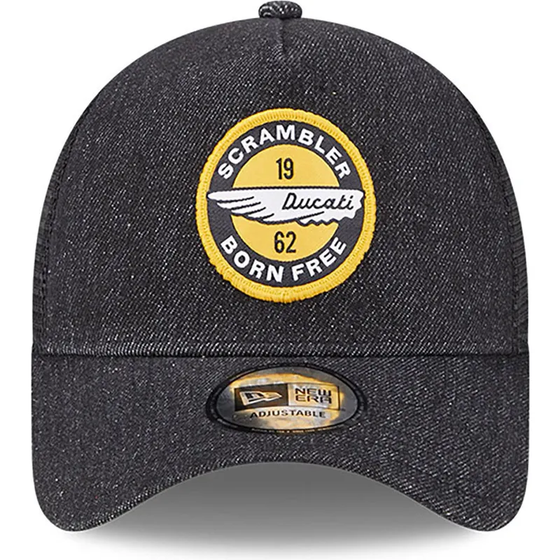 sapkak-ivelt-fekete-snapback-denim-a-frame-ducati-motor-motogp-new-era