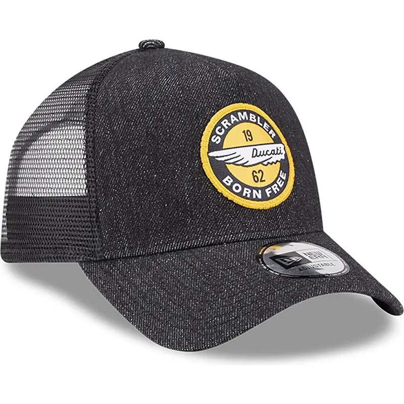 sapkak-ivelt-fekete-snapback-denim-a-frame-ducati-motor-motogp-new-era