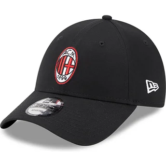 Sapkák ívelt fekete állítható 9FORTY Core AC Milan Serie A New Era