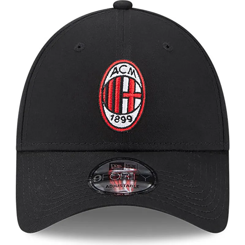 schwarze-verstellbare-curved-cap-9forty-core-von-ac-milan-serie-a-von-new-era