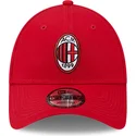 sapkak-ivelt-piros-allithato-pant-9forty-core-ac-milan-serie-a-new-era