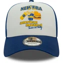 weisse-und-blaue-trucker-kappe-american-mustard-a-frame-food-von-new-era