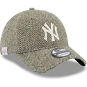 new-era-curved-brim-9twenty-tweed-pack-new-york-yankees-mlb-grey-adjustable-cap