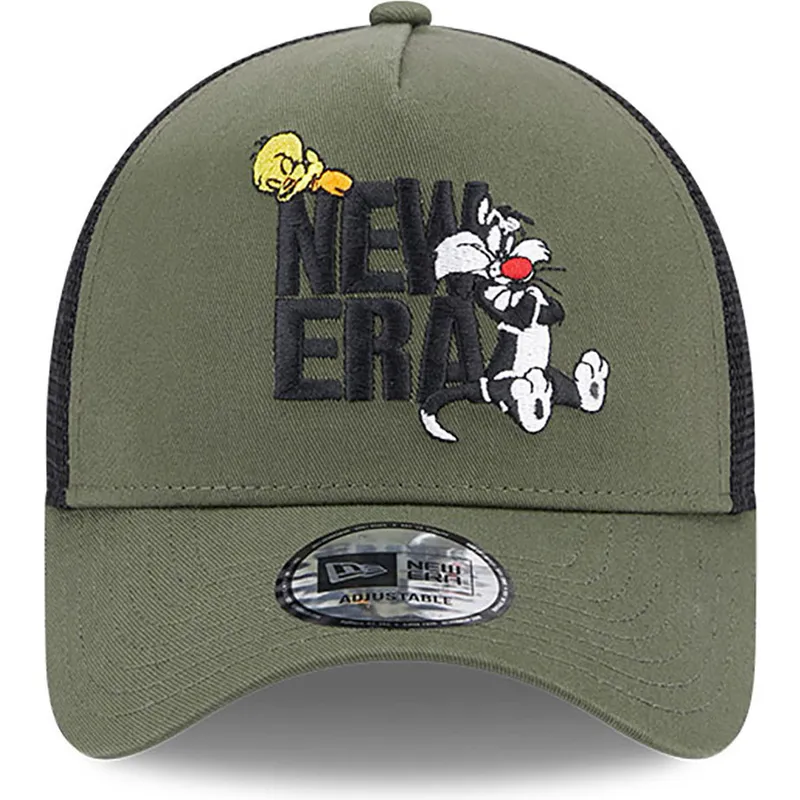 sapkak-ivelt-zold-snapback-a-frame-piolin-y-silvestre-looney-tunes-new-era