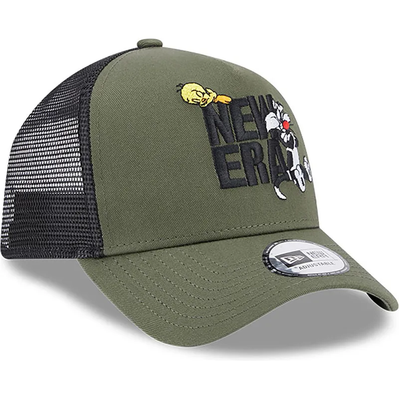sapkak-ivelt-zold-snapback-a-frame-piolin-y-silvestre-looney-tunes-new-era