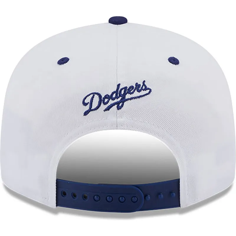 sapkak-lapos-kek-snapback-9fifty-white-crown-patch-los-angeles-dodgers-mlb-new-era