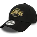 sapkak-ivelt-fekete-allithato-9forty-metallic-badge-los-angeles-lakers-nba-new-era