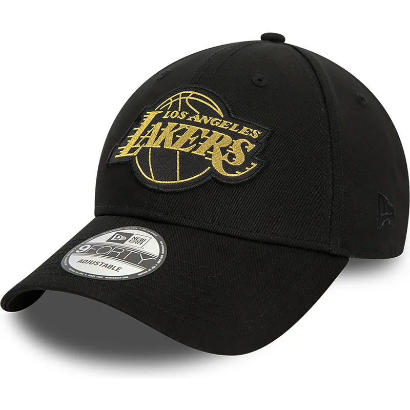 sapkak-ivelt-fekete-allithato-9forty-metallic-badge-los-angeles-lakers-nba-new-era