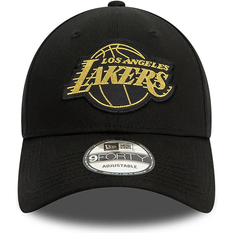 sapkak-ivelt-fekete-allithato-9forty-metallic-badge-los-angeles-lakers-nba-new-era
