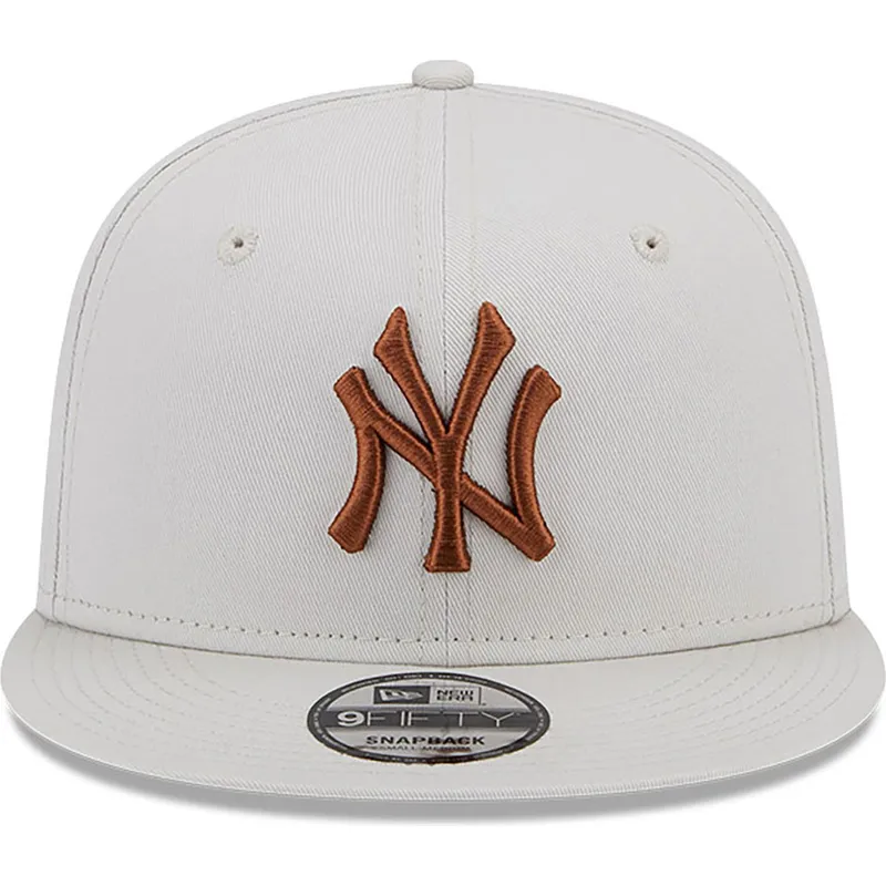 sapkak-lapos-bezs-snapback-9fifty-league-essential-new-york-yankees-mlb-new-era