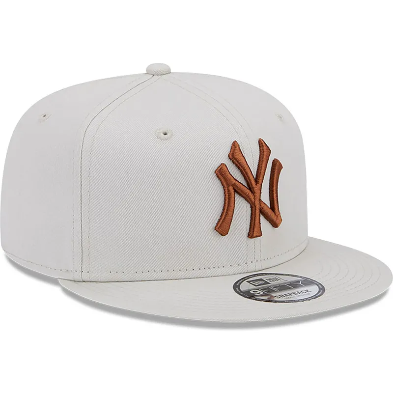 sapkak-lapos-bezs-snapback-9fifty-league-essential-new-york-yankees-mlb-new-era