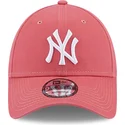 sapkak-ivelt-rozsaszin-allithato-9forty-league-essential-new-york-yankees-mlb-new-era