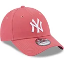sapkak-ivelt-rozsaszin-allithato-9forty-league-essential-new-york-yankees-mlb-new-era