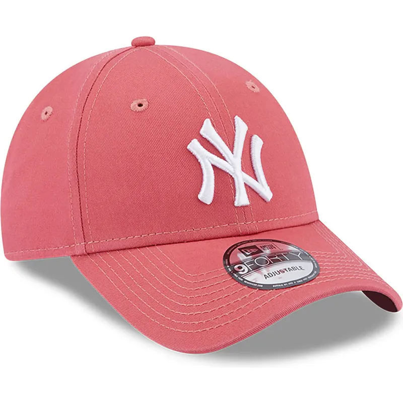 sapkak-ivelt-rozsaszin-allithato-9forty-league-essential-new-york-yankees-mlb-new-era