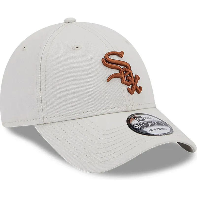 cap-ivelt-bezhov-reguliruema-lenta-marron-9forty-league-essential-chicago-white-sox-mlb-new-era