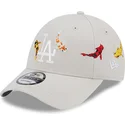 cap-ivelt-bezhov-reguliruema-lenta-9forty-koi-fish-los-angeles-dodgers-mlb-new-era