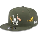 sapkak-lapos-zold-snapback-9fifty-koi-fish-los-angeles-dodgers-mlb-new-era