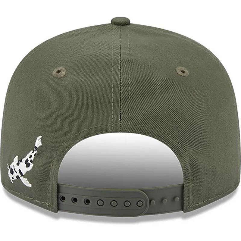 sapkak-lapos-zold-snapback-9fifty-koi-fish-los-angeles-dodgers-mlb-new-era
