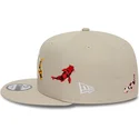 sapkak-lapos-bezs-snapback-9fifty-koi-fish-new-york-yankees-mlb-new-era