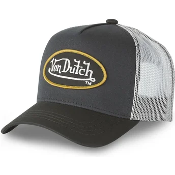 Sapkák ívelt fekete snapback CLA6 Von Dutch