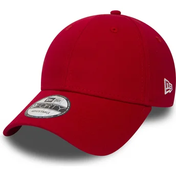 9FORTY Basic Flag New Era verstellbare rote Curved Cap