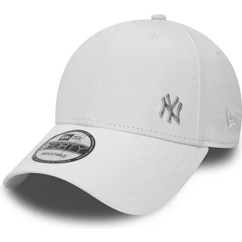 Cap ívelt бял регулируема лента 9FORTY Flawless New York Yankees MLB New Era